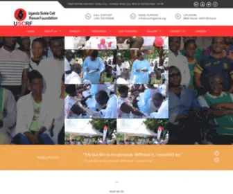 Uscrfuganda.org(Uganda Sickle Cell Rescue Foundation) Screenshot