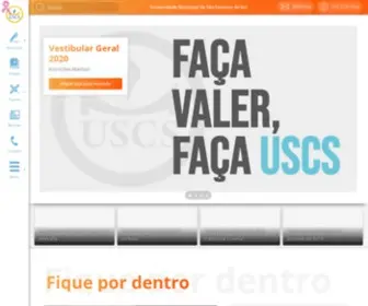 USCS.edu.br(A Universidade Municipal de São Caetano do Sul (USCS)) Screenshot