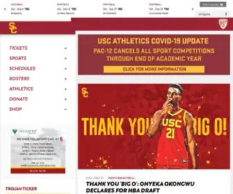 Usctrojans.com(USC Athletics) Screenshot