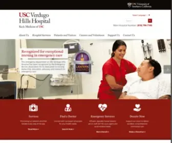 USCVHH.org(USC Verdugo Hills Hospital) Screenshot