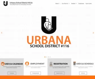 USD116.org(Outstanding Schools in an Outstanding Community) Screenshot