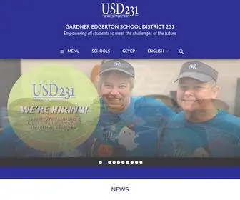 USD231.com(Gardner Edgerton School District 231) Screenshot
