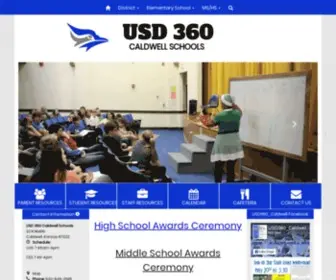 USD360.com(USD 360 Caldwell Schools) Screenshot