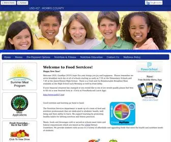 USD417Schoolmeals.com(School Nutrition and Fitness) Screenshot