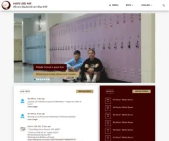 USD489.com(Unified School District 489) Screenshot