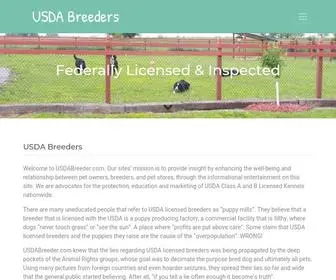 Usdabreeder.com(USDA Breeders) Screenshot