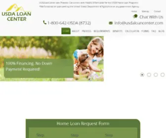 Usdaloancenter.com(USDA LOAN CENTER) Screenshot