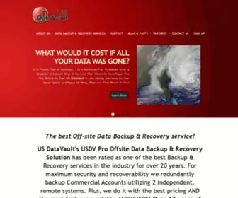 Usdatavault.com(US Datavault) Screenshot