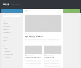 Usde.se(En blogg om hobby & fritid) Screenshot