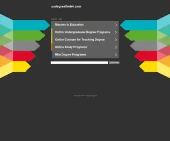 Usdegreefinder.com(usdegreefinder) Screenshot