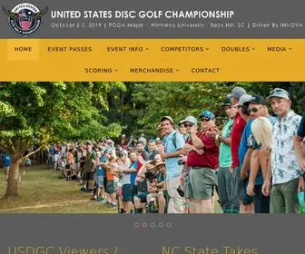 USDGC.com(United States Disc Golf Championship 2019) Screenshot