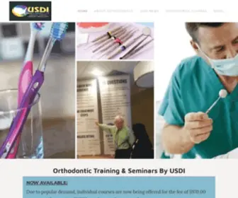 Usdinstitute.com(Orthodontic training and seminars by United States Dental Institute) Screenshot