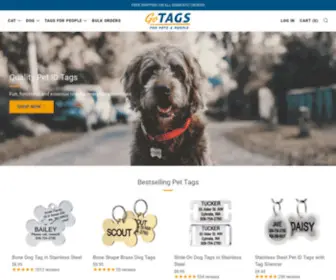 Usdogtags.com(Pet ID Tags) Screenshot