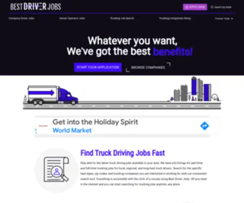 Usdriverjobs.com(CDL) Screenshot