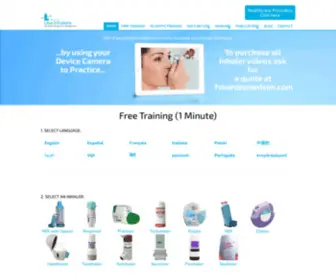 Use-Inhalers.com(How to use Asthma inhalers properly) Screenshot