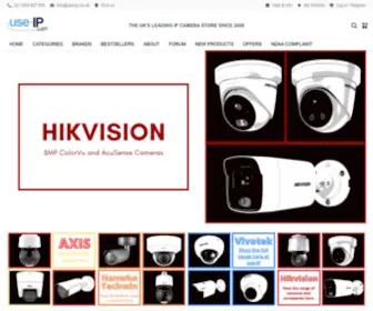 Use-IP.co.uk(IP Cameras and IP CCTV webshop) Screenshot