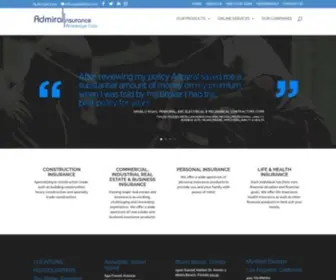 Useadmiral.com(Admiral Insurance) Screenshot