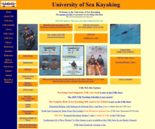 Useakayak.org(Sea Kayaking Instruction and Videos at USK) Screenshot