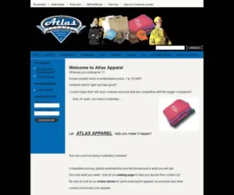 Useatlas.com(Atlas Apparel) Screenshot