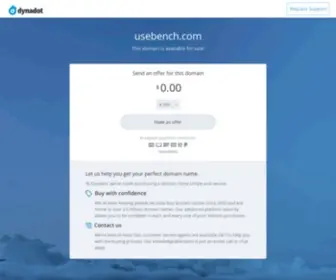 Usebench.com(For Sale Domain) Screenshot