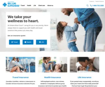 Useblue.com(Ontario Blue Cross) Screenshot