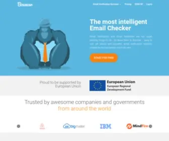 Usebouncer.com(Bulk Email Address Verification and Validation API) Screenshot
