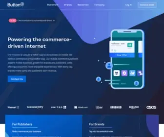 Usebutton.com(Powering the commerce) Screenshot