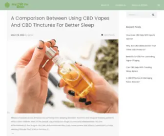 Usecbdforsleep.com(Use CBD For Sleep) Screenshot