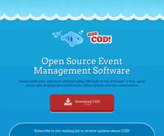 Usecod.com(Open Source Event Management Software) Screenshot