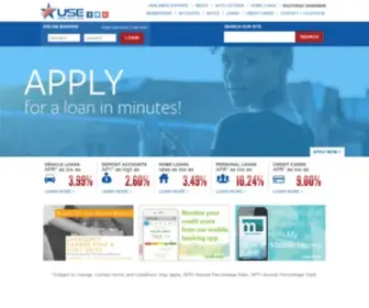 Usecreditunion.org(USE Federal Credit Union) Screenshot