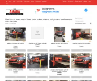 Used-Amada.com(Used Amada) Screenshot