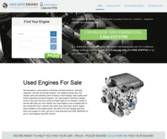 Used-Auto-Engines.com(Used Car Engines) Screenshot