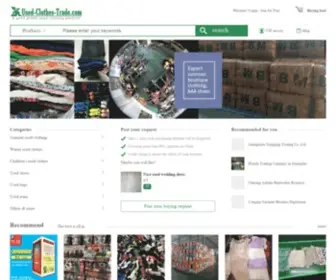 Used-Clothes-Trade.com(Used Clothes Suppliers & Manufacturers in China) Screenshot