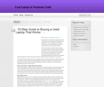 Used-Laptops-Notebooks-Guide.com(used laptops notebooks guide) Screenshot