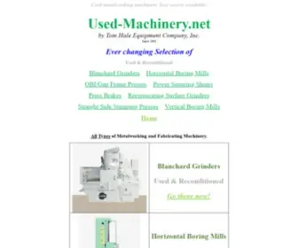 Used-Machinery.net(Used machinery) Screenshot