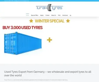 Used-Tyres-Export.com(Used tyres Germany) Screenshot