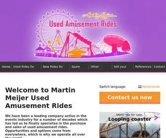 Usedamusement-Rides.com(Martin Meijer Used Amusement Rides) Screenshot