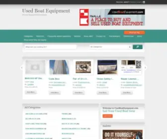Usedboatequipment.com(Used boat equipment) Screenshot