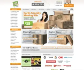 Usedcardboardboxes.com(USED Moving Boxes for Sale) Screenshot