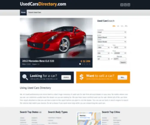 Usedcarsdirectory.com(Usedcarsdirectory) Screenshot
