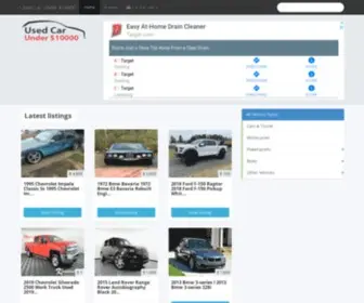 Usedcarunder10K.com(Used Car under $10000) Screenshot