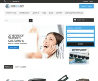 Usedcisco.com(Buy & Sell Used Cisco Networking Equipment For Your Business) Screenshot