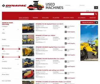 Useddynapac.com(Used Machines) Screenshot
