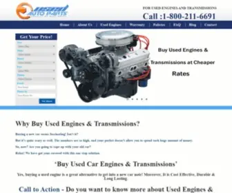 Usedengines.us(Used Engines and Transmissions For SaleLow Mileage Car Engines Auto Parts in USA) Screenshot