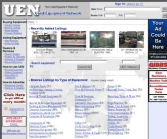 Usedequip.com(Used Equipment Network) Screenshot