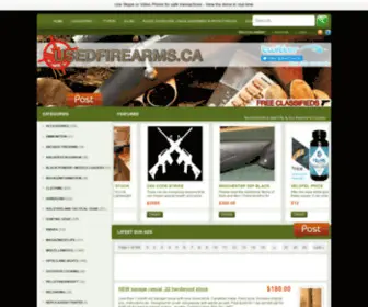 Usedfirearms.ca Screenshot