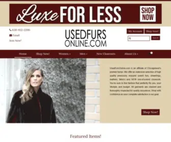 Usedfursonline.com(Used Furs Online) Screenshot