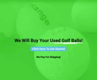 Usedgolfballbuyers.com(Used Golf Ball Buyers) Screenshot