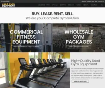 Usedgymequipment.com(Buy or Rent Used Fitness Equipment) Screenshot