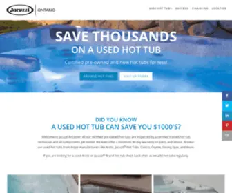 Usedhottub.ca(Jacuzzi Ancaster) Screenshot